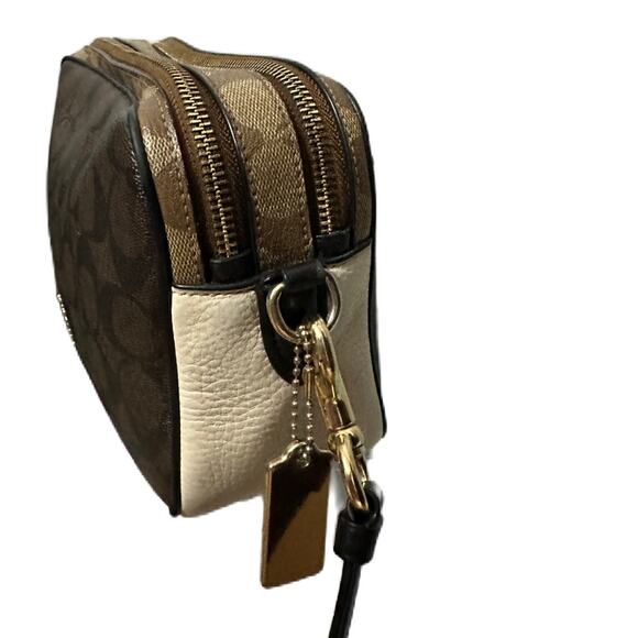 Coach Jes Signature Leather Crossbody Camera Bag + matching wallet MSRP $578 - Picture 3 of 16
